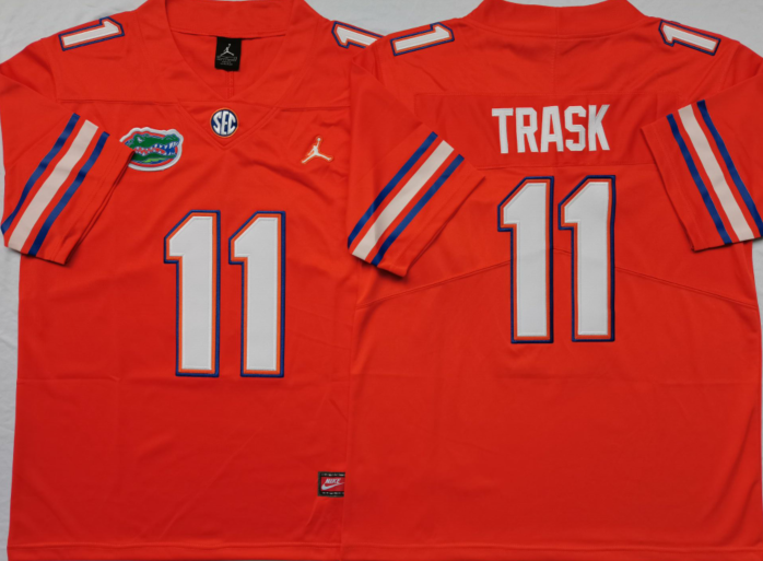 Men's Florida Gators Kyle Trask #11 Orange Jersey